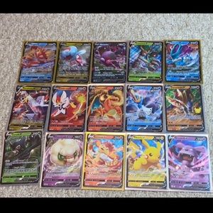 Pokémon card bundle 15 V cards